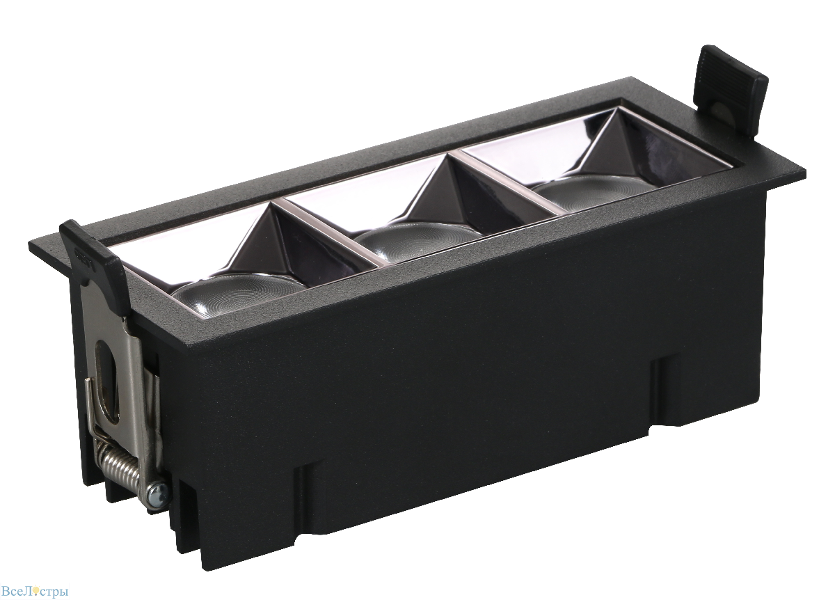 встраиваемый светодиодный светильник fiberli xl003-3t(w) 12130305