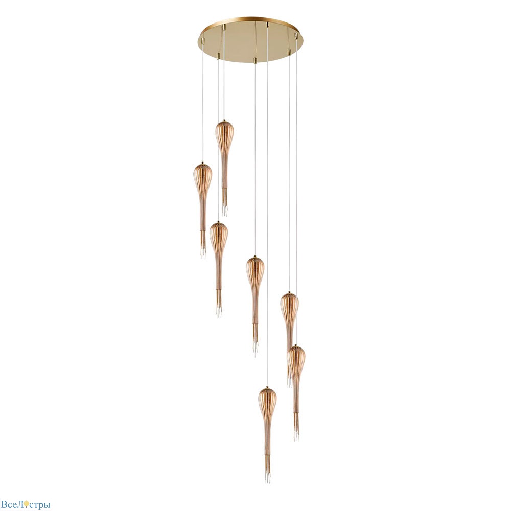 каскадная люстра arte lamp waterfall a1577sp-7go
