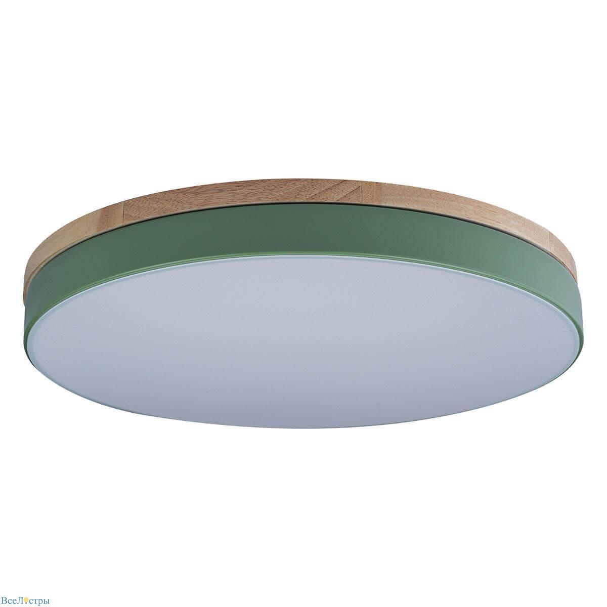 потолочный светодиодный светильник loft it axel 10001/36 green