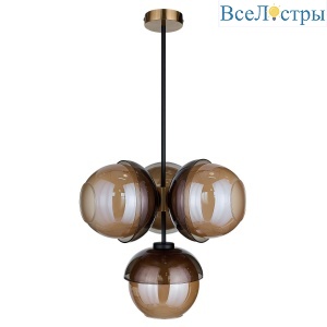 Люстра на штанге 33 Идеи CHN800L.04.17BL.ASB-M14AM