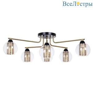Потолочная люстра Arte Lamp Manchester A7045PL-6BK