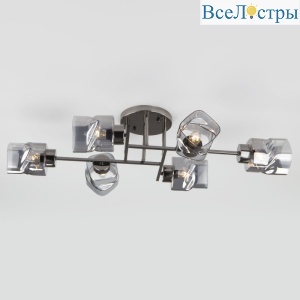 Люстра на штанге Eurosvet 30165/6 черный жемчуг