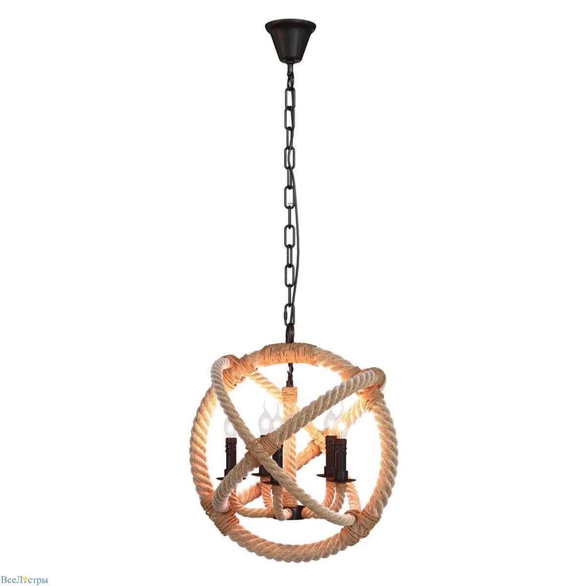 подвесная люстра loft it rope loft1194-5
