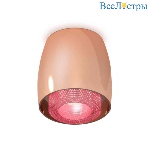 Комплект накладного светильника Ambrella light Techno Spot XS1144011 PPG/PI золото розовое полированное/розовый (C1144, N7193)