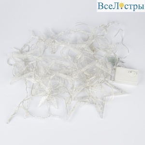 Гирлянда Uniel ULD-E3007-138/DTA WARM WHITE IP20 STARS-2