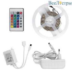 Светодиодная лента (комплект) General GLS-5050-30-7.2-12-IP20-PRO-RGB-5-KIT 503622