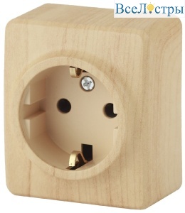 Розетка 2P+E Schuko со шторками Эра 11-2204-11 Б0020690