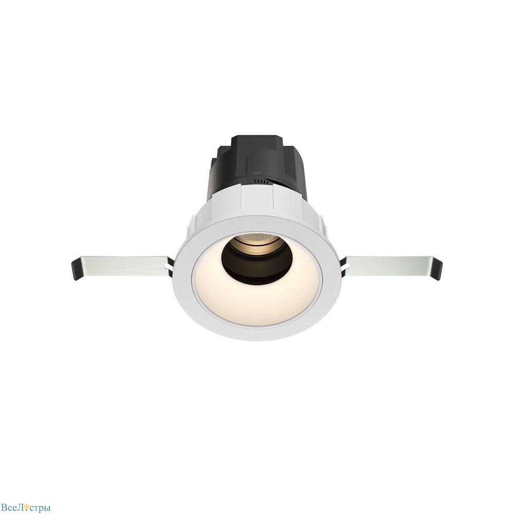 встраиваемый светодиодный светильник maytoni technical wise dl057-7w3k-w