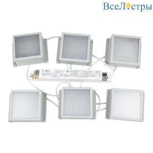 Встраиваемый светильник Uniel ULP-0808 42W/4000К IP40 GRILYATO WHITE KIT06 UL-00011060