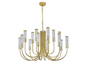 Подвесная люстра Newport 4558+4+4/C mat.gold М0071545