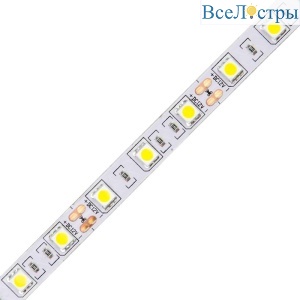 Светодиодная лента Volpe 14,4W/m 60LED/m 5050SMD теплый белый 5M ULS-Q221 5050-60LED/m-10mm-IP20-DC12V-14,4W/m-5M-3000K UL-00004353