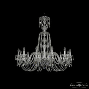 Подвесная люстра Bohemia Ivele Crystal 1402/12/360/XL-95 Ni