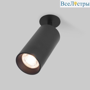Встраиваемый светодиодный спот Elektrostandard Diffe 25066/Led черный a058211