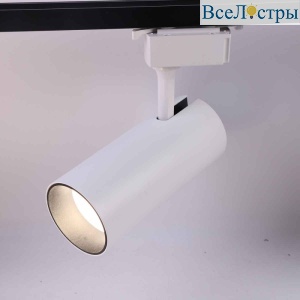 Трековый однофазный светильник ЭРА TR5-30 COB WH Б0049054