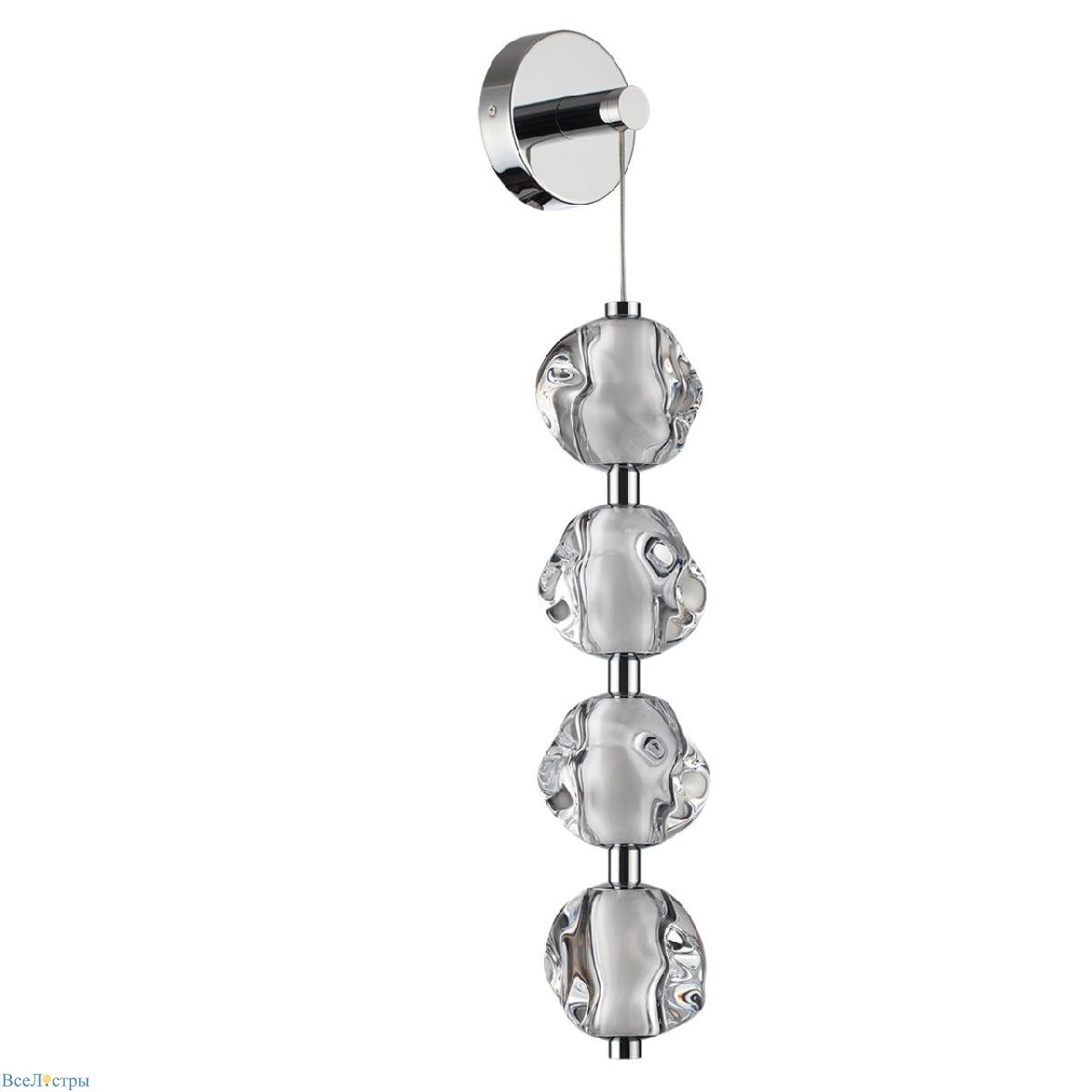 настенный светильник odeon light jemstone 5084/17wl