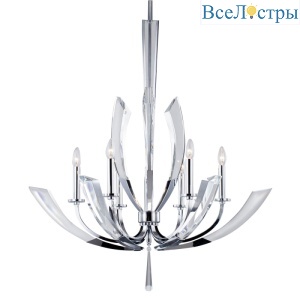 Подвесная люстра Delight Collection Ice Kingdom P68028L-6 chrome