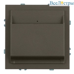 Выключатель карточный Stekker Эмили RSW40-5114-09 антрацит, soft touch 50701