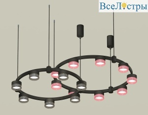 Комплект подвесного светильника Ambrella Light Techno Ring XR92091310 (A9209x2, C9242, C9238, N8486, N8484)