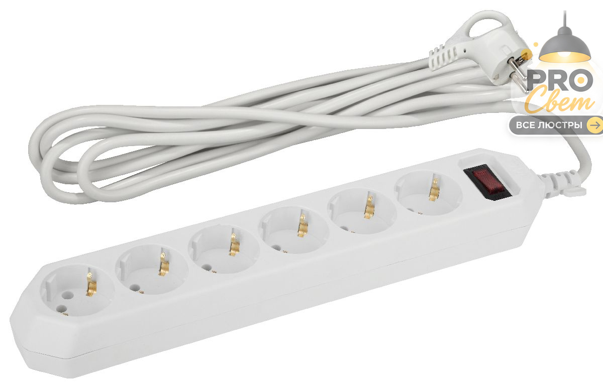 сетевой фильтр эра usf-6es-3m-w-box б0037262