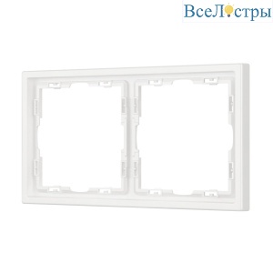Рамка пластиковая Arlight FRM-NOBE-SFPL-2-WH 054215