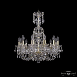 Подвесная люстра Bohemia Ivele Crystal 1402/12/195/XL-64 G