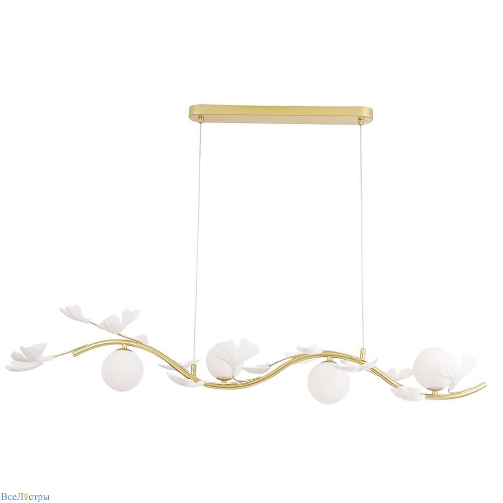 подвесная люстра crystal lux colibri sp4 gold