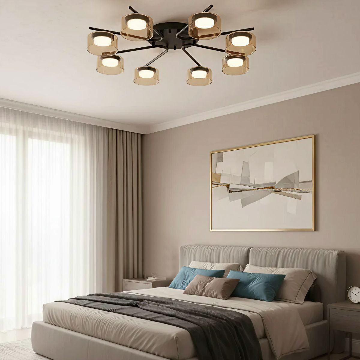 потолочная люстра citilux espace cl243181