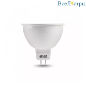 Лампа светодиодная Gauss GU5.3 7W 3000K матовая 11517