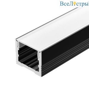 Алюминиевый профиль Arlight SL-Slim-H13M-2000 Black 032997