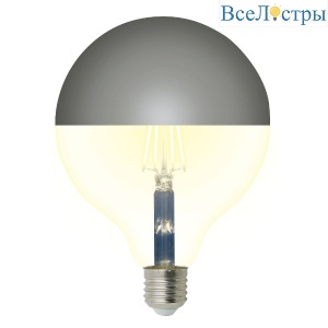 Лампа светодиодная Uniel Sky LED-G125-4W/3000K/E27/CL MIRROR/CHROME PLS02WH UL-00011793