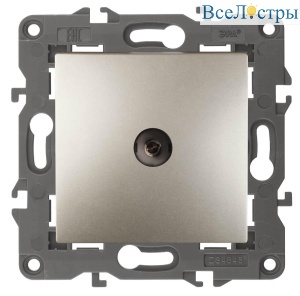 Розетка TV одиночная ЭРА Elegance 14-3101-04 Б0034293