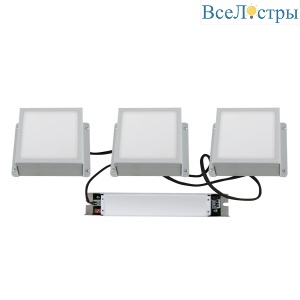 Встраиваемый светильник Uniel ULP-1010-20W/4000K IP54 GRILYATO OPAL WHITE KIT03 UL-00012837