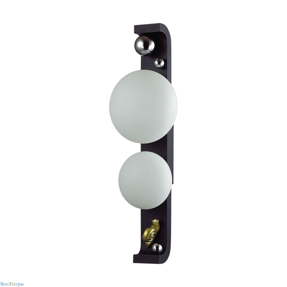уличный настенный светильник odeon light nature luma 5434/2w