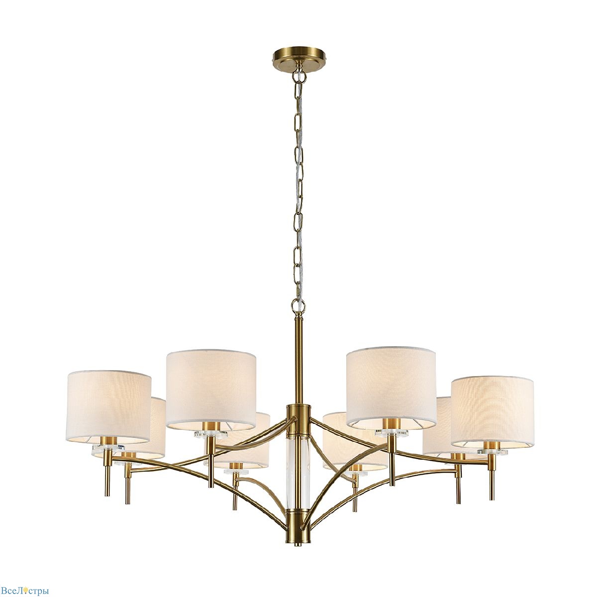 подвесная люстра indigo boheme 13031/8p brass v000526
