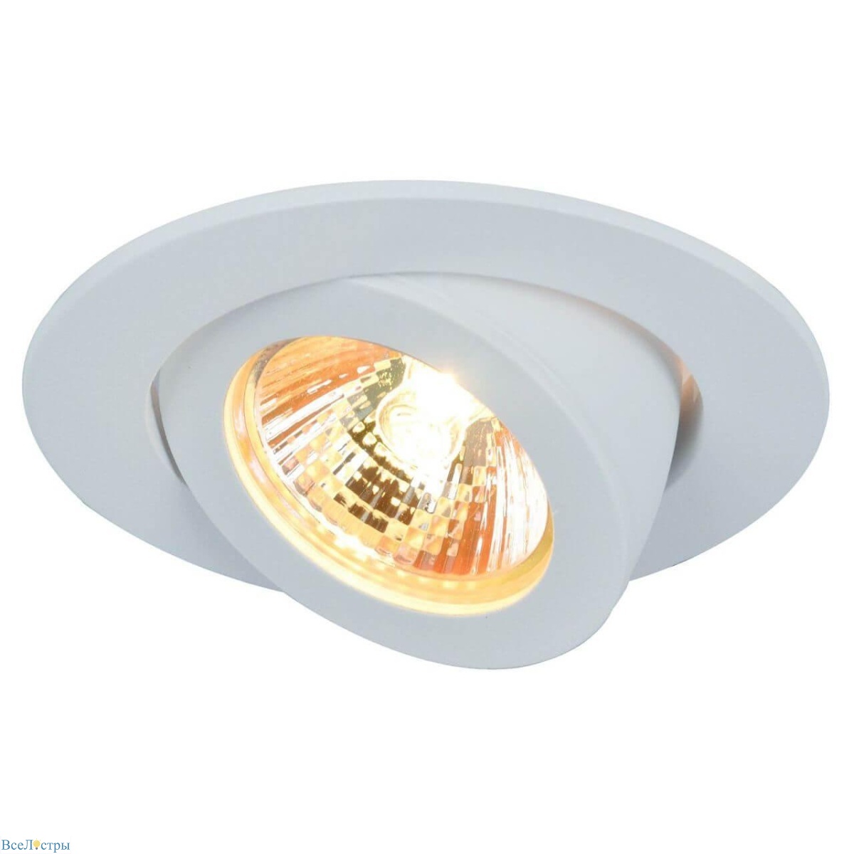 встраиваемый светильник arte lamp accento a4009pl-1wh