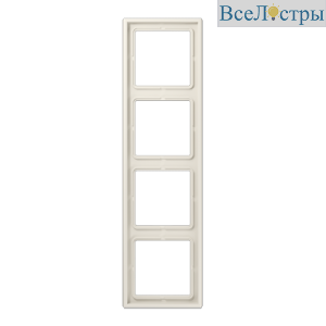 Рамка четырехместная Jung LS984W
