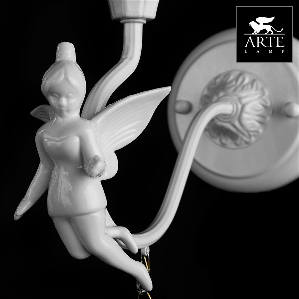 бра arte lamp angelina a5349ap-1wh