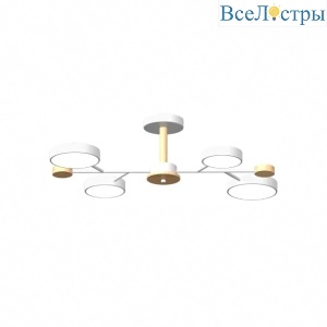 Люстра на штанге LED4U L3213-670 WH