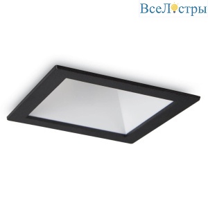 Встраиваемый светодиодный светильник Ideal Lux Game Square Bk Wh 192406