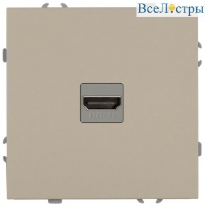 Розетка Эра Galaxy 15-3114-04 HDMI IP20 шампань Б0070797