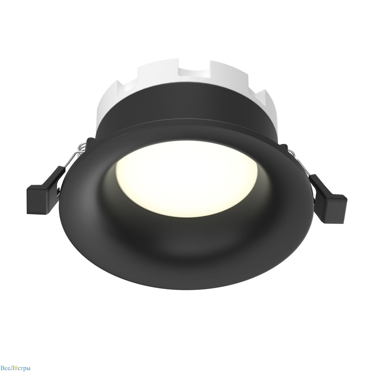 встраиваемый светильник maytoni technical slim dl027-gx53-b