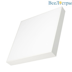 Потолочный светильник Arlight IM-QUADRO-EMERGENCY-3H-S500x500-54W Warm3000 (WH, 120 deg, 230V) 041042