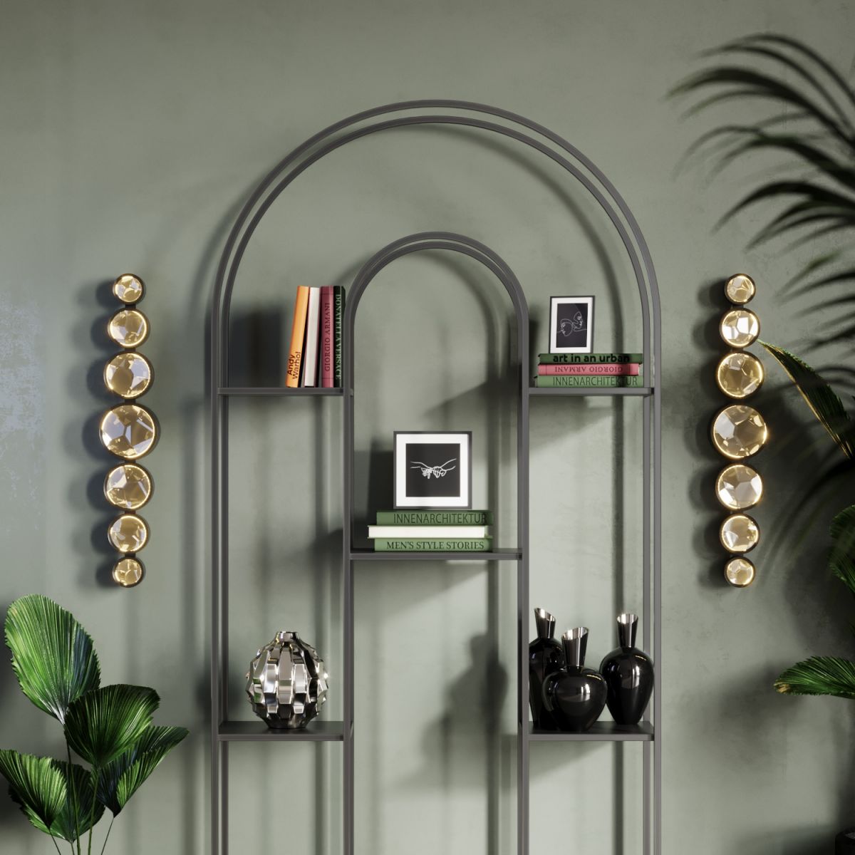 настенный светильник odeon light l-vision spilla 7174/15wl