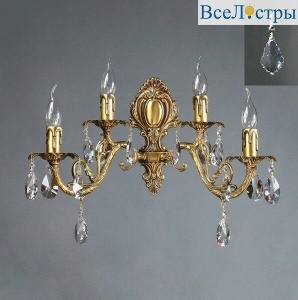Бра Ambiente Alicante 8888/2+2 AB Leaf Crystal