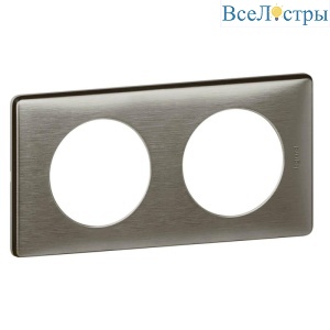 Рамка 2-постовая Legrand Celiane вольфрам 068972