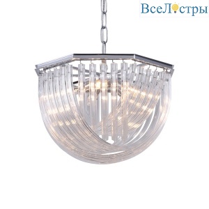 Подвесная люстра Delight Collection Murano Glass KR0116P-5R/A chrome