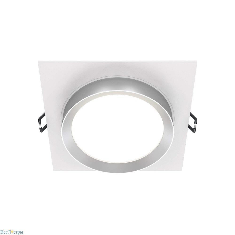 встраиваемый светильник maytoni hoop dl086-gx53-sq-ws