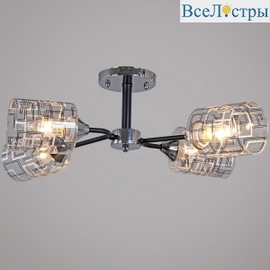 Люстра на штанге Reluce 26260-0.3-04 CR+BK