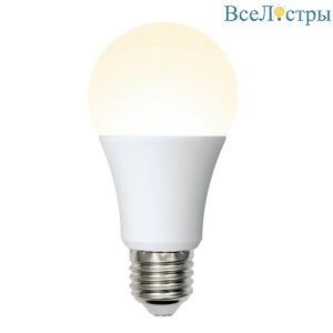 Лампа светодиодная (UL-00002371) Uniel E27 10W 3000K матовая LED-A60-10W/WW/E27/FR/MB PLM11WH
