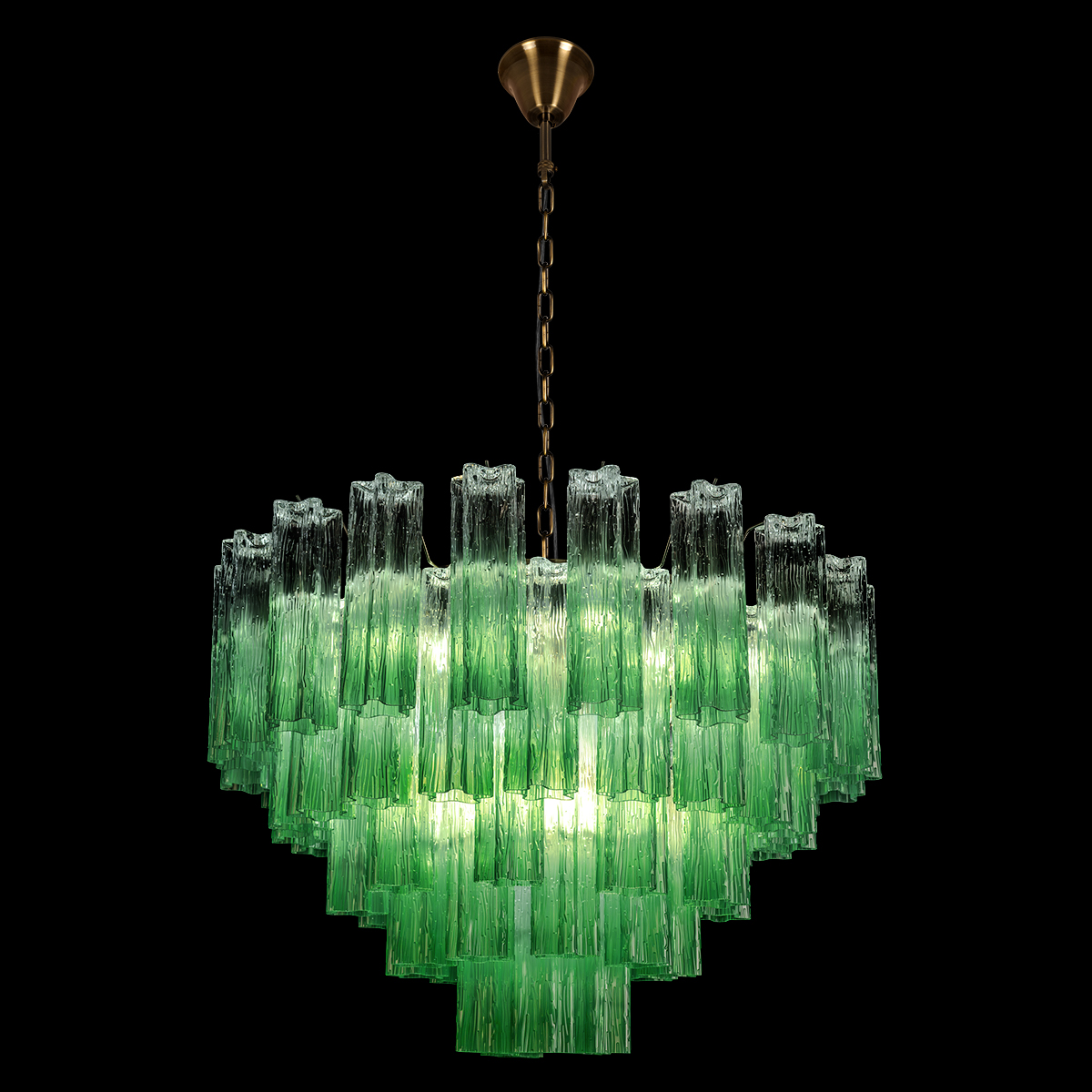 подвесная люстра loft it murano 10580/800 clear green